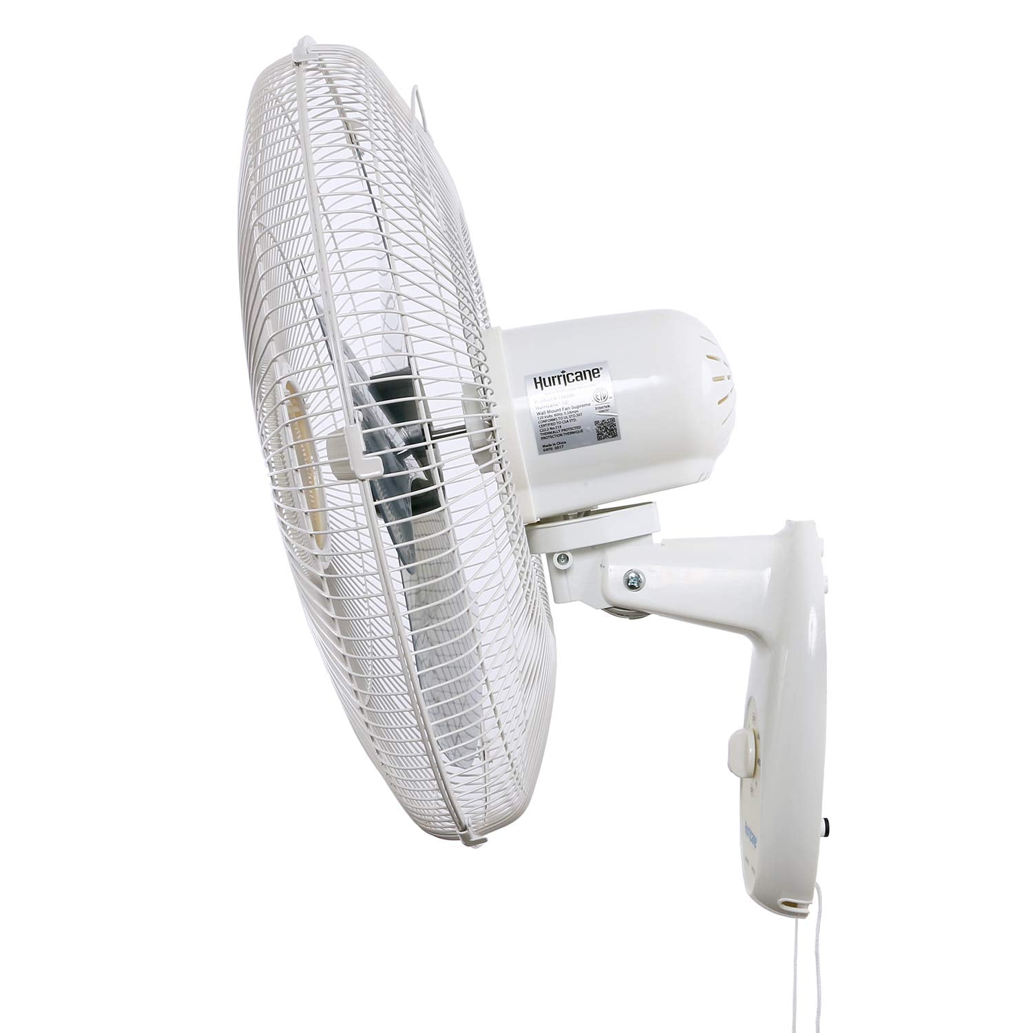 Hurricane® Supreme Oscillating Wall Mount Fan 18" - HGC736506