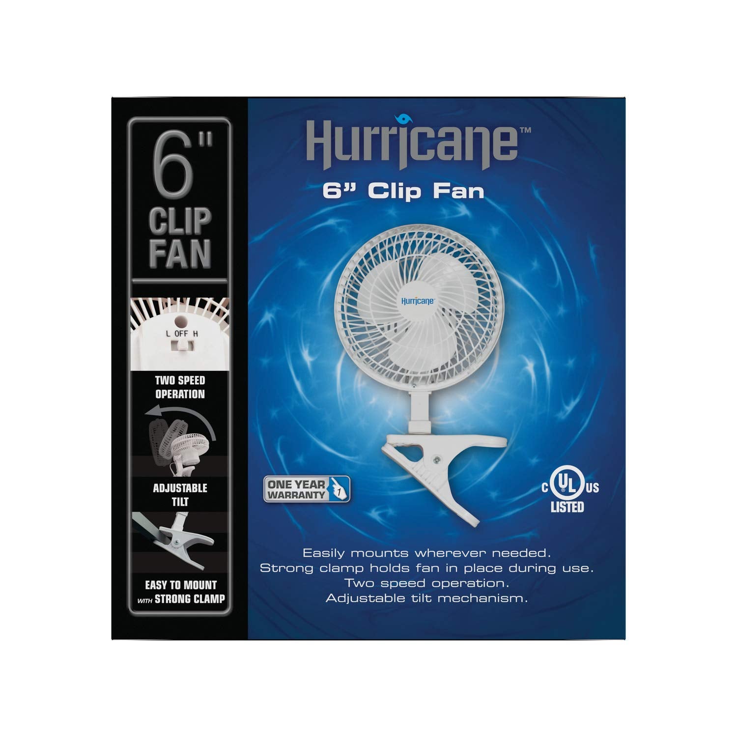 Hurricane® 6 Inch Clip Fan - HGC736520