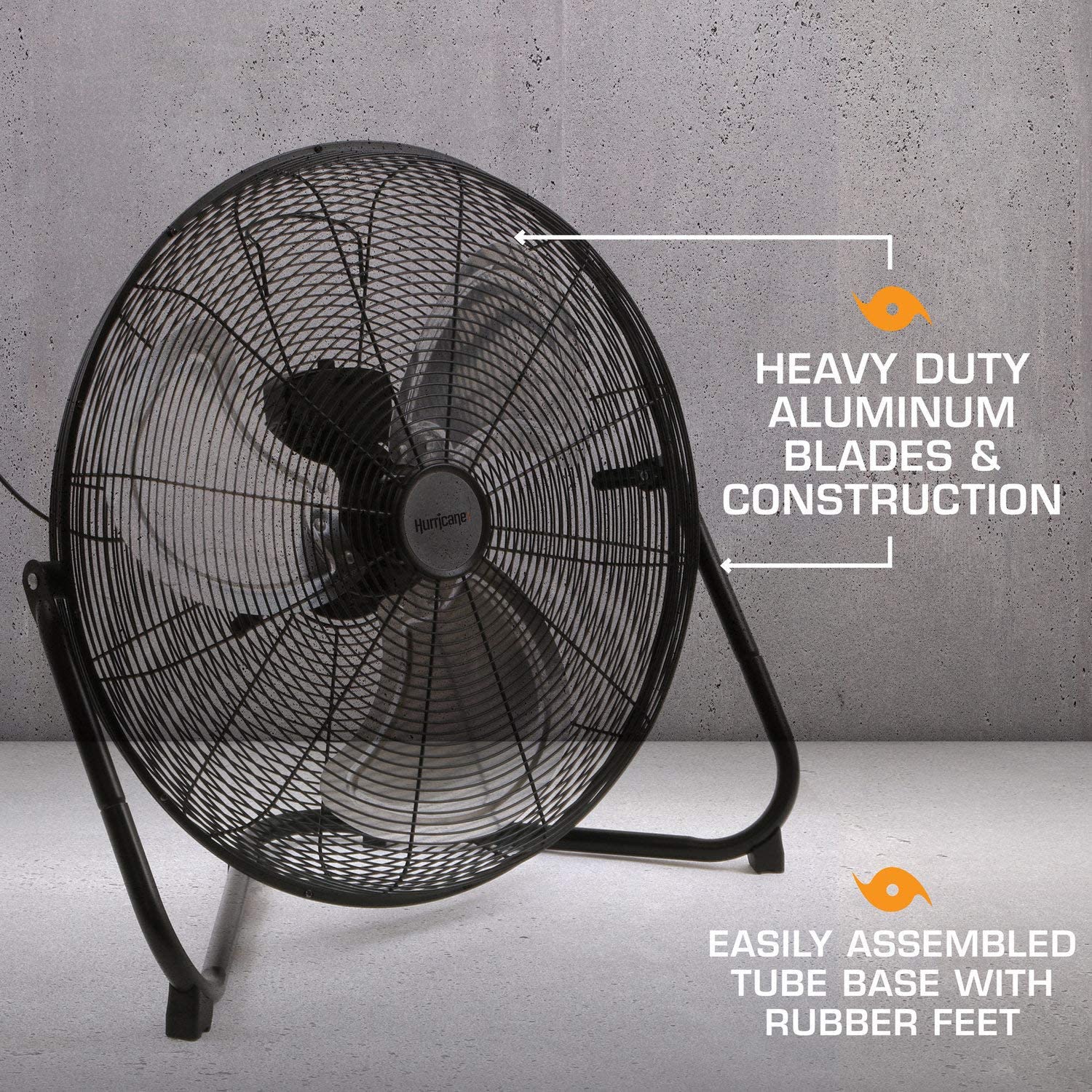 REBOX Hurricane® Pro High Velocity Metal Blade Floor Fan 20" - HGC736476_RE