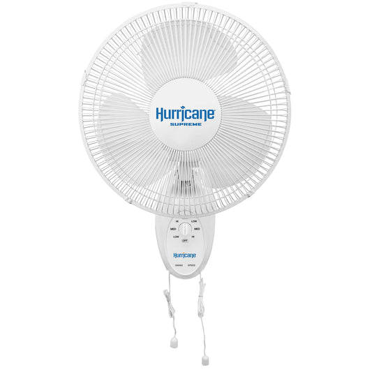 Hurricane® Supreme Oscillating Wall Mount Fan 12" - HGC736500