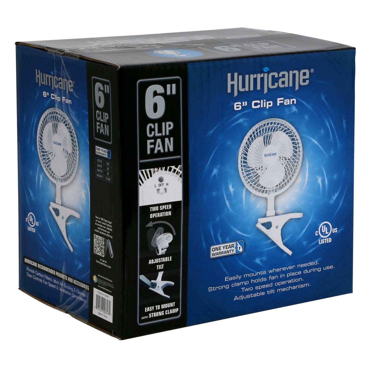 Hurricane® 6 Inch Clip Fan - HGC736520