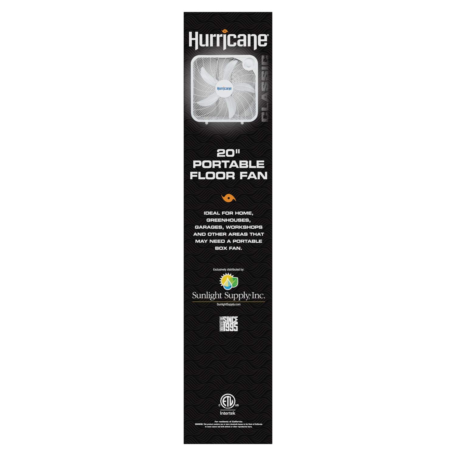 Hurricane® Classic Floor Box Fan 20" - HGC736501